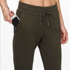 lululemon warm down joggers